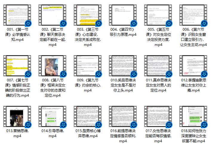 海王急速训练营（短期关系）-TuTu｜恋爱学库