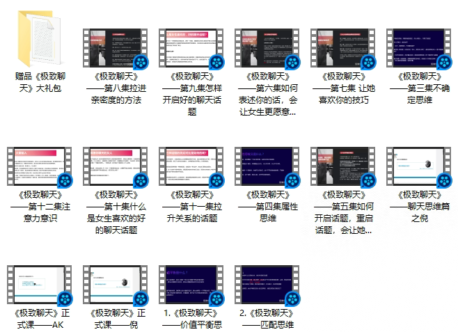 倪恋爱教育 极致聊天十二招-TuTu｜恋爱学库